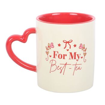 For My Best Tea Mug With Heart Handle, 3 of 3