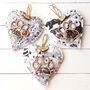 Personalised Cat Dog Paw Print Heart, thumbnail 3 of 8