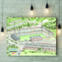 Charlton Athletic Old Valley Stadium Canvas, thumbnail 1 of 6