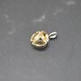 Citrine Silver Floral Pendant: November Birthstone, thumbnail 6 of 8