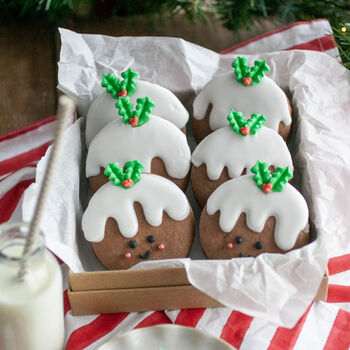 Cute Christmas Pudding Cookie Kit, 2 of 7