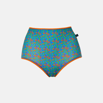 Women's 'Boom Bloom!' Four Pack Bamboo Full Briefs, 7 of 12