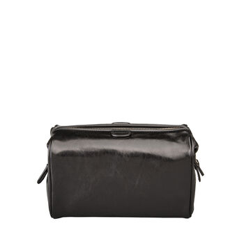 Men's Italian Leather Wash Bag 'Duno Medium', 6 of 12