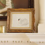 Swan Painting Print, Framed Or Unframed Circa 1700s, thumbnail 10 of 11