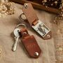 Personalised Metal Photo Keyring With Leather Case, thumbnail 8 of 12