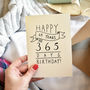'49 Years And 365 Days' 50th Birthday Card, thumbnail 1 of 3