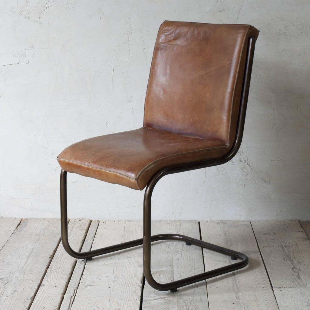 Leather Desk Chair, 1 of 3