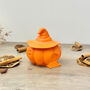 Orange Halloween Pumpkin House Decorative Sweet Bowl, thumbnail 4 of 10