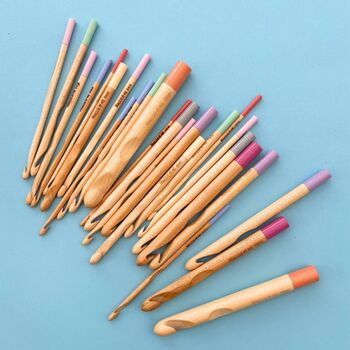 Maple Wood Chunky Crochet Hook Set, 2 of 5