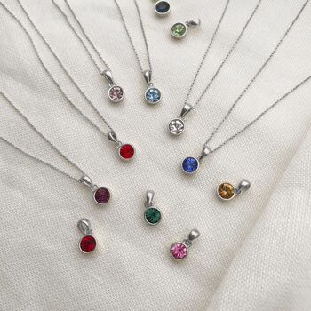 Silver January Birthstone Gift Set – Garnet, 3 of 5