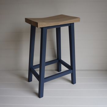Scandi Stool Hand Painted In Any Colour, 3 of 8