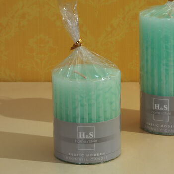 G Decor Scented Grooved Gardenia Pillar Candle, 2 of 4