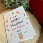 Personalised Very Merry Christmas Card, thumbnail 2 of 2