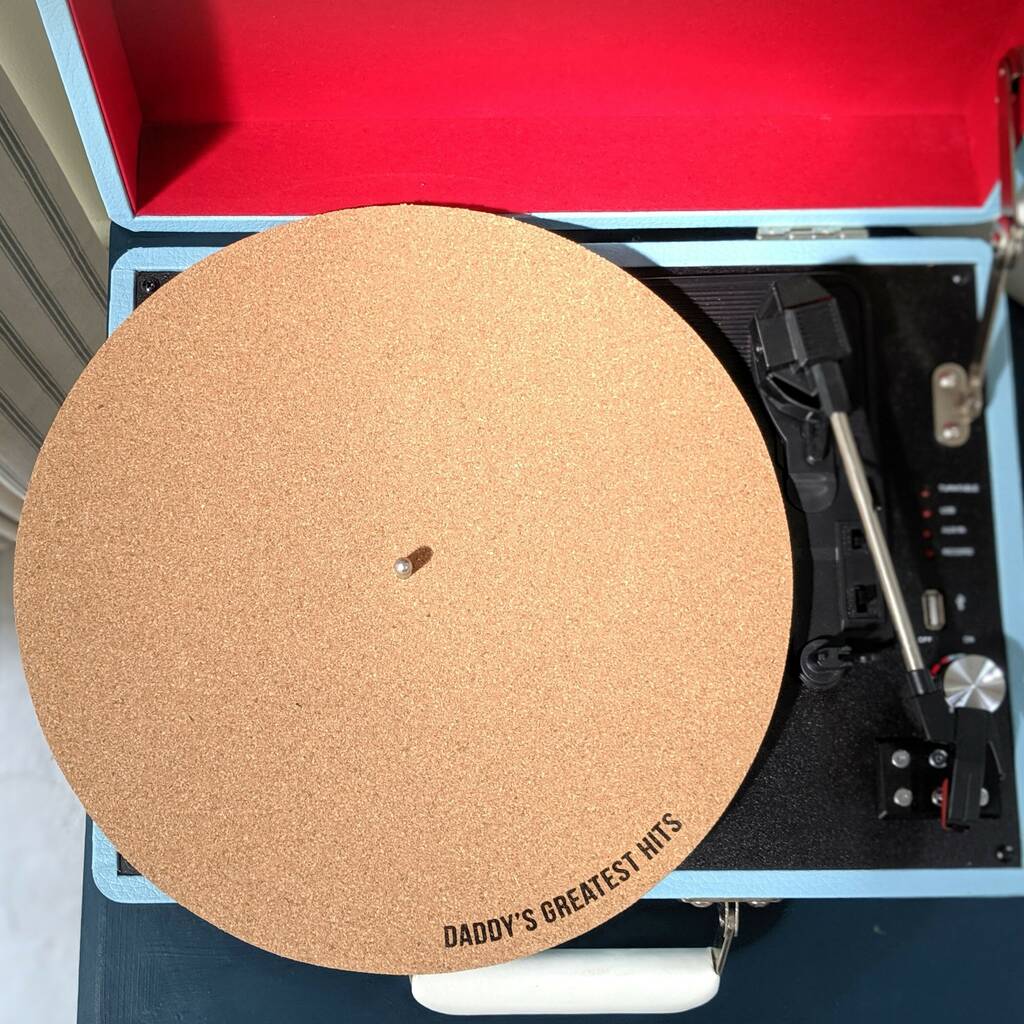 Personalised Vinyl Record Slipmat By MixPixie