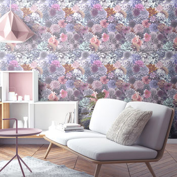 Floral Photograph Collage Wallpaper, 4 of 8