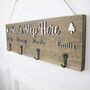 Personalised Christmas Stocking Hanger, Santa Stop Here, thumbnail 2 of 6