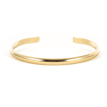 Wide Shiny Cuff In 14k Gold Filled, 5 of 6