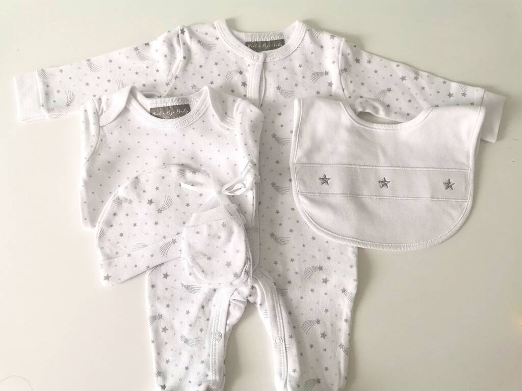 New Baby Gift Box Stars By Beatrice & Barley