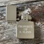 Personalised Engraved Silver Chrome Lighter, thumbnail 1 of 9