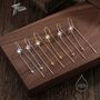 Moonstone Starburst And Star U Shape Threader Earrings, thumbnail 3 of 10