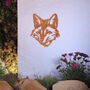 Fox Metal Wall Art For Outdoor Garden Decoration, thumbnail 1 of 10