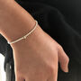 Sterling Silver Adjustable Star Beaded Bracelet, thumbnail 2 of 8
