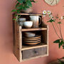 Grimaud Wooden Shelving Unit With Drawer, thumbnail 1 of 4