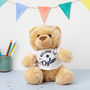 Personalised Large Cuddly Teddy In A T Shirt, thumbnail 1 of 4