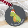 Personalised Baby T Rex Dinosaur Bauble, thumbnail 3 of 6