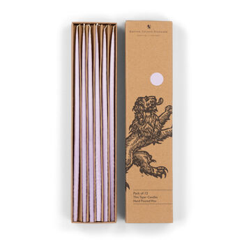 Thin Taper Candles Solid Colour Sets Of 12, 7 of 12