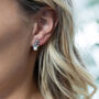 Ivy And Pearl Stud Earrings, thumbnail 1 of 3