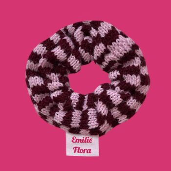 Check Knitted Scrunchie, 4 of 10