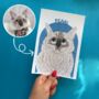 Personalised Illustration Pet Portrait Colourful Print, thumbnail 4 of 8