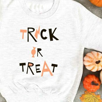Children's Trick Or Treat Sweatshirt, 2 of 2