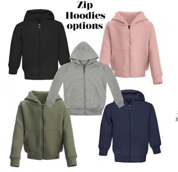 Society Of Mini Ballerinas Personalised Zip Up Hoodie, 4 of 4