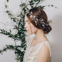 Bohemian Bridal Crystal Wedding Hair Vine Sydney, thumbnail 7 of 11