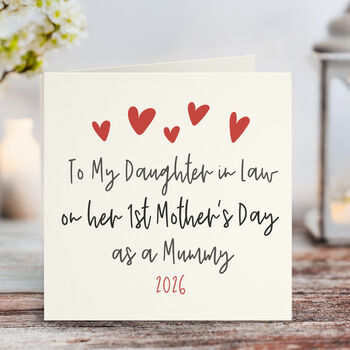 To Our/My Daughter In Law On Mothers Day Card, 2 of 5
