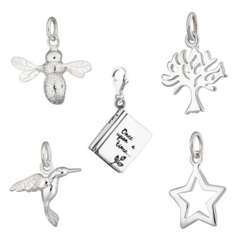 Selection Of Sterling Silver Charms, 4 of 12