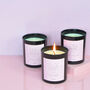 Black And Pink Zodiac Constellation Candle, thumbnail 1 of 7