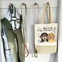 Personalised Dog Mum Cotton And Jute Floral Bag, thumbnail 12 of 12