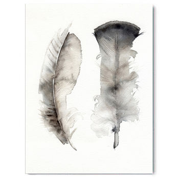 Floating Feathers, Canvas Art, 2 of 2