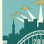Personalised Great North Run Print, Unframed, thumbnail 4 of 4