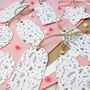 Illustrated Wildflower Doodles Gift Tags, Large, thumbnail 3 of 7