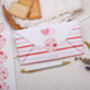 A4 Origami Writing Paper That Folds Into An Envelope With Love Heart Design, thumbnail 1 of 5