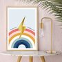 The Greater Your Storm The Brighter Your Rainbow Print, thumbnail 4 of 9