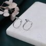 Cobra Snake Hoops Earrings In Sterling Silver, thumbnail 6 of 10