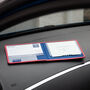 Disabled Blue Badge Parking Permit Wallet Made From Recycled Bottles In Raspberry, thumbnail 7 of 11