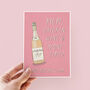 Chicken Wine Mother's Day Card, thumbnail 1 of 4