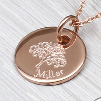 Personalised Family Tree Of Life Necklace, 3 of 6