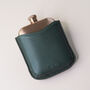 Copper Hip Flask With Premium Leather Sleeve, thumbnail 1 of 7